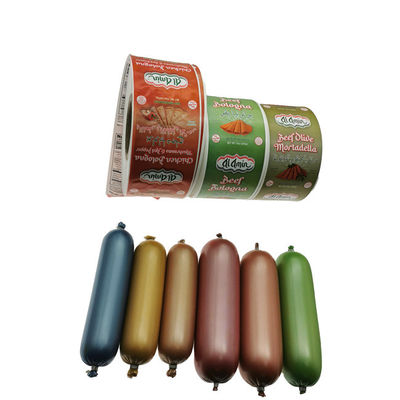 Kingred stampa di marchi personalizzati con involucri di salsiccia in plastica opaca per imballaggi di carne