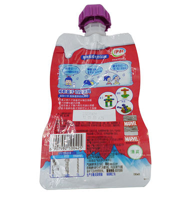 Kingred Custom Logo Metallizzato Stand Up Spout pouch per imballaggi alimentari e bevande