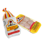 Sacchetto di imballaggio per carne di pollame può essere personalizzato con marchio stampato LOGO lucchetto a prova di umidità imballaggio fresco sacchetto termico