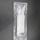Utensili di plastica biodegradabili della coltelleria di plastica eliminabile nera bianca 4.5g