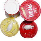 Tazze di plastica eliminabili rotonde del yogurt con il cucchiaio 1,5 - 20grams