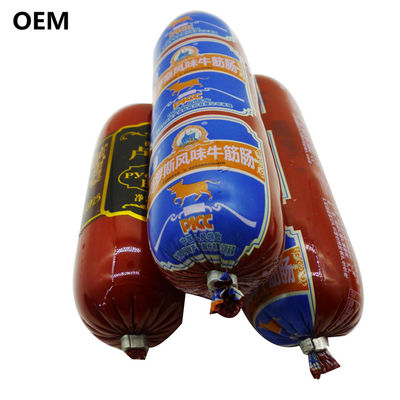 Film per budello di salsiccia PA e film di nylon termoretraibile con coestrusione a 5 strati, restringimento del 12%-25% e spessore di 25um-75um per il confezionamento di salsicce di carne