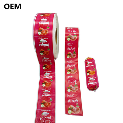 Casing per salsicce in poliammide Calibro 60 mm Logo personalizzato Flessicografia Stampa Casing per salsicce