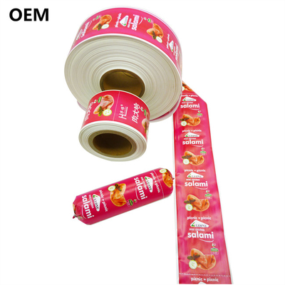 Casing per salsicce in poliammide Calibro 60 mm Logo personalizzato Flessicografia Stampa Casing per salsicce