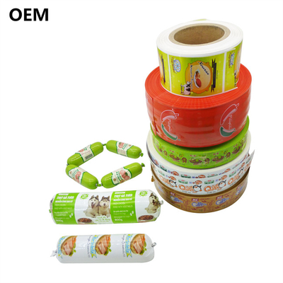 Casing per salsicce di tipo flexografico con diverse colorazioni