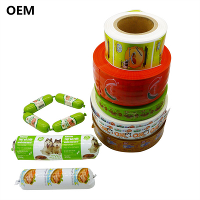 Casing per salsicce di tipo flexografico con diverse colorazioni