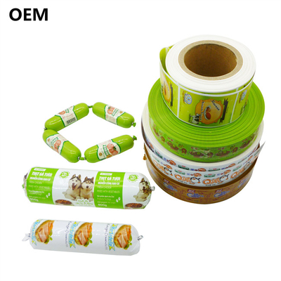 Casing per salsicce di tipo flexografico con diverse colorazioni