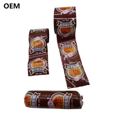 Kingred Free Sample Flexografia ad alta barriera Stampa del logo Polyamide Sausage Casing