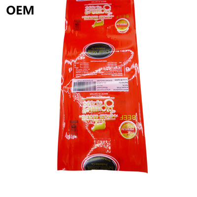 Stampa OEM personalizzata del logo del marchio PVDC per salsicce di qualità alimentare