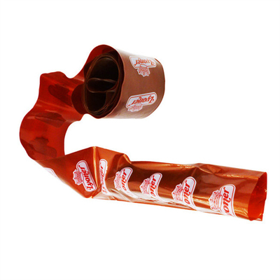 Disponibile in diversi colori Logo doganale Flexografia Stampa 5 strati Salsiccia Casing per salsicce