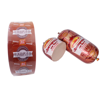 Disponibile in diversi colori Logo doganale Flexografia Stampa 5 strati Salsiccia Casing per salsicce