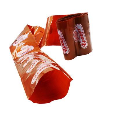 Disponibile in diversi colori Logo doganale Flexografia Stampa 5 strati Salsiccia Casing per salsicce