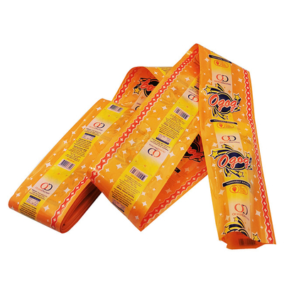 Logo personalizzato Flexografia Stampa online Shopping Carne Salsiccia Casing