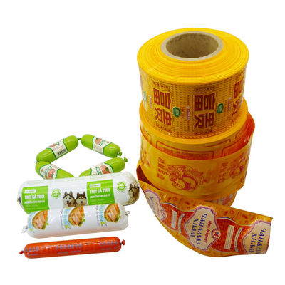 Logo personalizzato Flexografia Stampa online Shopping Carne Salsiccia Casing