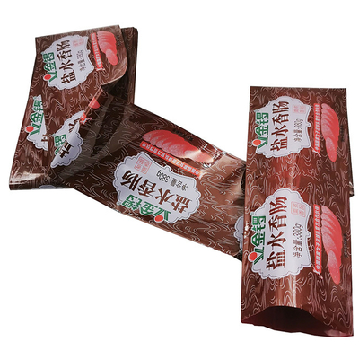 Casing per salsicce di plastica Logo personalizzato Flexografia Stampa Casing per salsicce di plastica di manzo