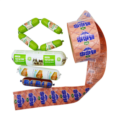 Mortadella personalizzata di alta qualità utilizza involucri di plastica per salsicce senza odore involucri di plastica per salsicce