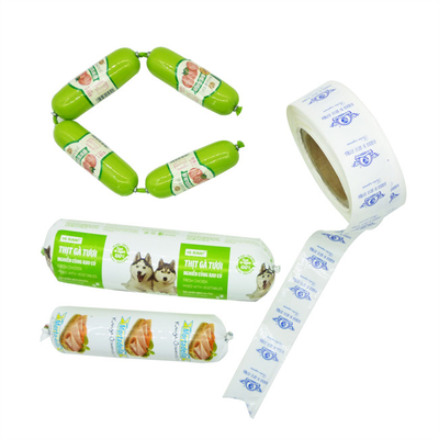 Mortadella personalizzata di alta qualità utilizza involucri di plastica per salsicce senza odore involucri di plastica per salsicce