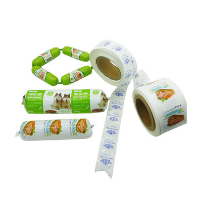Stampa personalizzata del logo Casing per salsicce in poliammide da 45 a 100 mm di spessore per imballaggi di carne da cucina a vapore