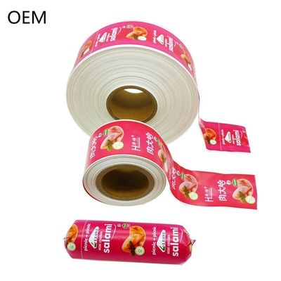 Kingred OEM Salsiccia Involucri di plastica di grado alimentare Logo di stampa a colori personalizzato OEM