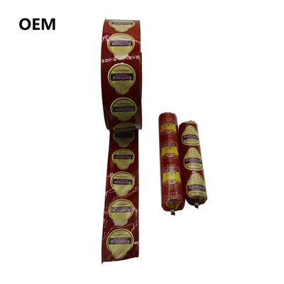 Kingred Hot Products Lunch Imballaggi di carne Plastica Salsiccia Casing Logo personalizzato