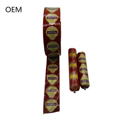 Kingred Hot Products Lunch Imballaggi di carne Plastica Salsiccia Casing Logo personalizzato