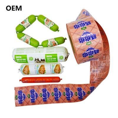 OEM per imballaggio di salsicce stampato a colori Kingred in materiale poliammidico per uso alimentare