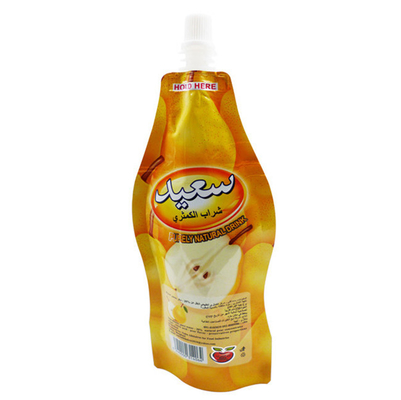Materiale di imballaggio per succhi alimentari Sacchetto di plastica con ugello di plastica