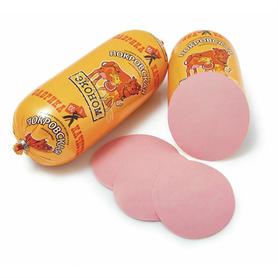 Casing di salsiccia in plastica gialla e resistente stampata senza odore