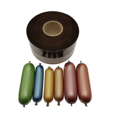 HALAL Grado alimentare Logo personalizzato Stampato Casing per salsicce in nylon 20-100mm Calibro per la lavorazione della carne