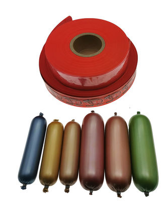 Involucro per salsicce in nylon stampato con logo personalizzato certificato HALAL per uso alimentare per salsicce di carne