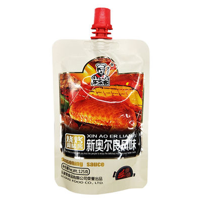 Kingred Reusable Aluminum Foil Gusseted Spout Bag per imballaggi per liquidi alimentari