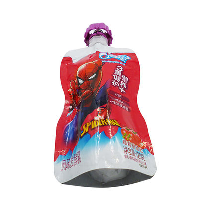 Kingred Custom Logo Metallizzato Stand Up Spout pouch per imballaggi alimentari e bevande