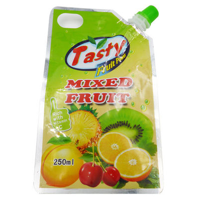 Sacchetti con beccuccio stand up con stampa LOGO personalizzata Kingred per uso alimentare per succhi