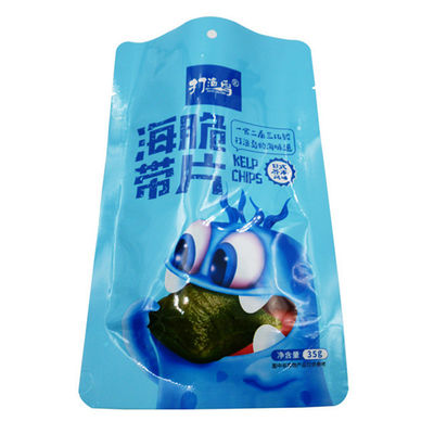 Kingred 500g Stand Up Bag Materiali di imballaggio alimentare con cerniera e buco a sospensione