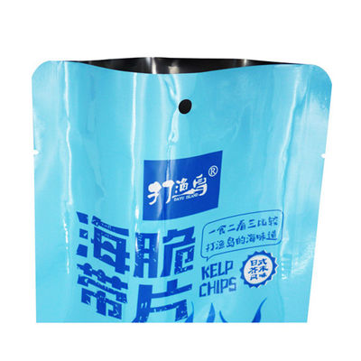 Kingred 500g Stand Up Bag Materiali di imballaggio alimentare con cerniera e buco a sospensione