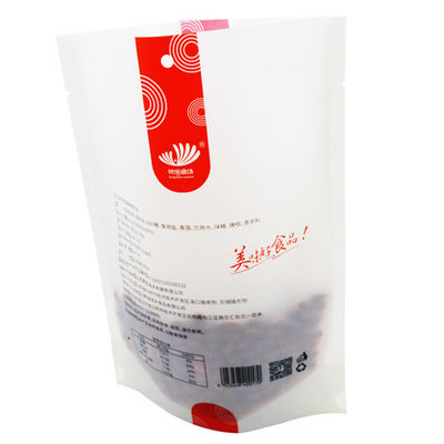 Kingred Biodegradable Stand Up Bag Window Clear Tea Coffee Snack confezionamento sacchetto