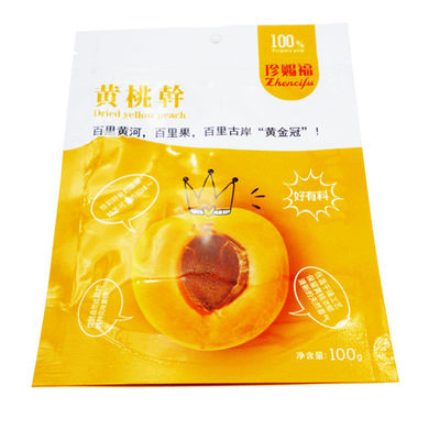 Logo personalizzato Kingred durevole per frutta secca con chiusura sottovuoto in plastica da 100 g
