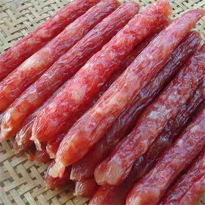 Involucri per salsicce in collagene di grado alimentare di dimensioni uniformi certificati HALAL per salsicce affumicate e essiccate al vento