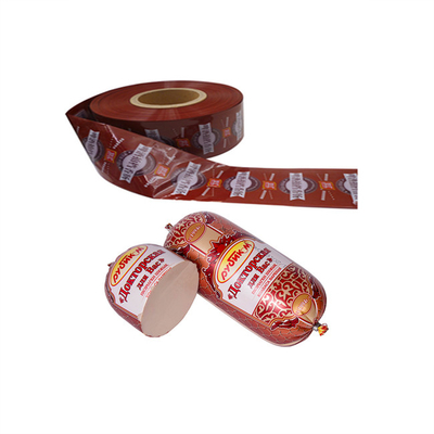 Disponibile in diversi colori Logo doganale Flexografia Stampa 5 strati Salsiccia Casing per salsicce