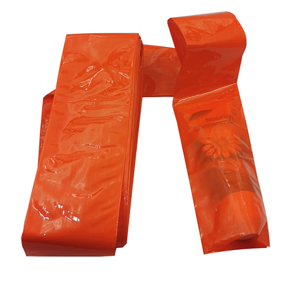 Campione gratuito Logo personalizzato Flexografia Stampa di salsicce di plastica Casing per salsicce