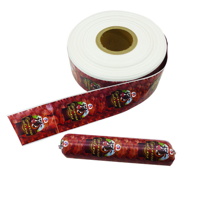 Casing per salsicce Casing di prosciutto di plastica colorato stampato per salsicce