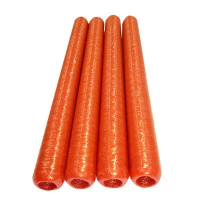 Salsiccia colorata con involucro di cellulosa a basso prezzo imballaggio all'ingrosso di salsiccia con involucro
