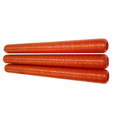Cassa di salsiccia fumata di cellulosa non commestibile Cassa di salsiccia di cellulosa di colore rosso