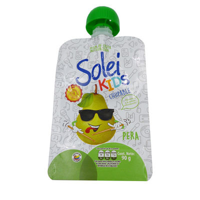 Taschino per snack liquido OEM diretto da fabbrica con bocca di aspirazione, sacchetto di plastica autosufficiente