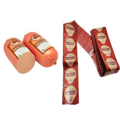 Dimensioni doganali Logo stampato Materiale poliammide Casing di salsiccia di plastica