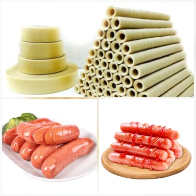 Casing per salsicce alimentari di colore naturale da 20 mm