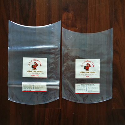 Stampe del LOGO Sacchetti per imballaggio di pollo congelato ad alto restringimento