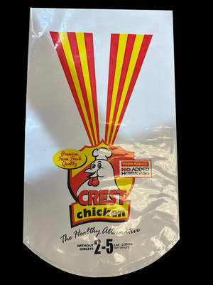 Sacchetti di pollo bianco surgelato di 250 mm x 400 mm con stampa del logo