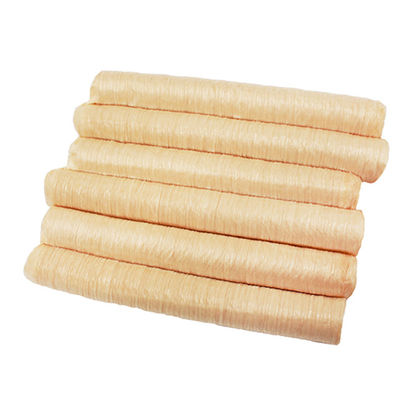Pelli degli insaccati sintetiche molli degli involucri di salsiccia del collagene della latta di colore naturale